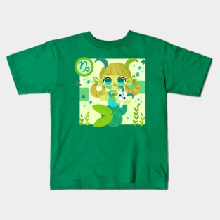 Capricorn Mermaid Kids T-Shirt